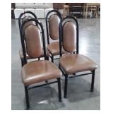 Set of 4 Kitchen Table Chairs, California Style