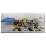 Hardware, nails and screws of various styles and