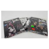 Three Bound by Ink magazines, two still in
