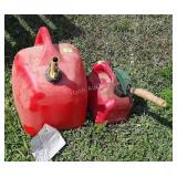 Two Gas Containers, 5&1 gallon