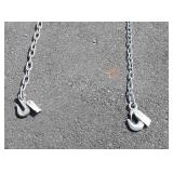 Two Chains with Hooks, like new, 5/16 & 3/8"