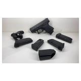 Glock model 27 40 caliber pistol with hard case