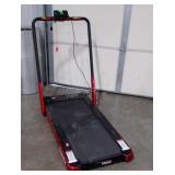 Be fit super fit folding treadmill, does power on