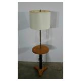 Floor lamp, metal claw feet, 49" tall, seller