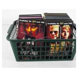 Basket of DVDs, includes Bride Wars, Derailed,
