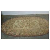 Oval area rug, 5