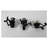 Three fishing reels, includes Shimano FX 2000FA,