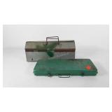 Tools, Metal tool box and combination and drive