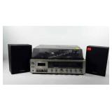 Magnavox stereo receiver and speakers, powers up,