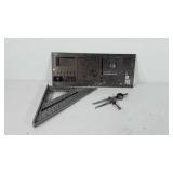 Tools, includes Swanson speed square, Mercer