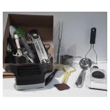 Kitchen utensils including Pampered Chef, Oxo,