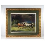 Arabians Agter a Storm print by Jenness Cortez,