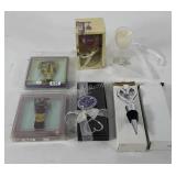 Barware, includes two wine glass shaped candles,