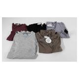 Four Madison & Mallory tops with tags, sizes S &