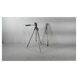 Argus tripod and Soligor monopod
