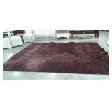 Room Rug, Deep Burgundy with black, needs