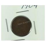 1904 Indian head penny