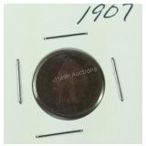 1907 Indian head penny