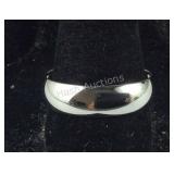 Size 10 stainless steel ring band
