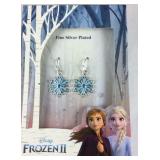 Disney Frozen 2 silver plated snowflake earrings