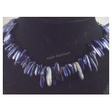 524ct sodalite chip bead 18-20in stainless