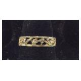 Leaf Design Ring,  1.8 grams  Sterling Silver,