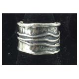 Wide Band Ring Made in Israel,  9.2 grams