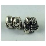 "Mom and Dad" & "Son & Daughter" Charms,  6.1