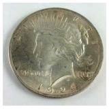 1924 Peace Dollar