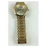 Elgin Diamond Gold Tone Watch