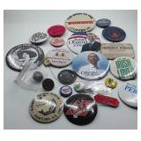 Pins and Buttons: Obama,  party, peddlers