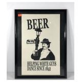 Humorous picture, framed, 19x25