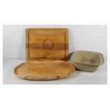 Kitchenwares, includes Dansk wooden appetizer