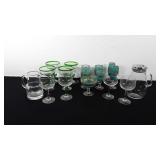 Glassware, stemware, margarita glasses, wine
