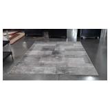 Area Rug, gray tone colors, one color with some