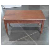 Solid Walnut 34" Coffee table made in 1950s