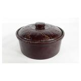 Stoneware 9" covered casserole