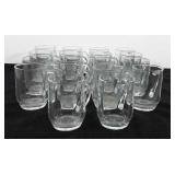 Glassware eighteen Arocoroc glasses, all marked