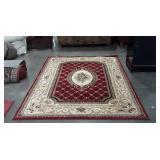 Safavieh Area Rug, 5.3x7.6ft, red ivory colors,