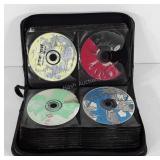 CDs in carry case