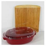 KitchenAid vegetable storage and bamboo cutting