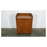 Dry sink, microwave stand, features slide out