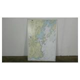 Map, Portland Harbor and Vicinity, mounted on