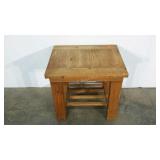 Rustic table, knotty pine, unfinished, seller