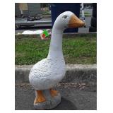 Concrete Goose Lawn Decor Figure, 26" tall
