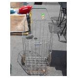 Homeowners type Shopping basket cart, rustic
