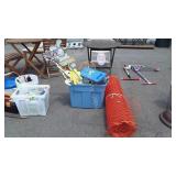 Misc Lawn Accessories Group, partial roll orange