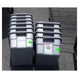 10 Rubbermaid 3 Gallon Organizer Containers