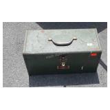Park metal portable tool box with tool contents,