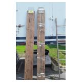 Pair of 2x12 " wooden board  Loading Ramps, note